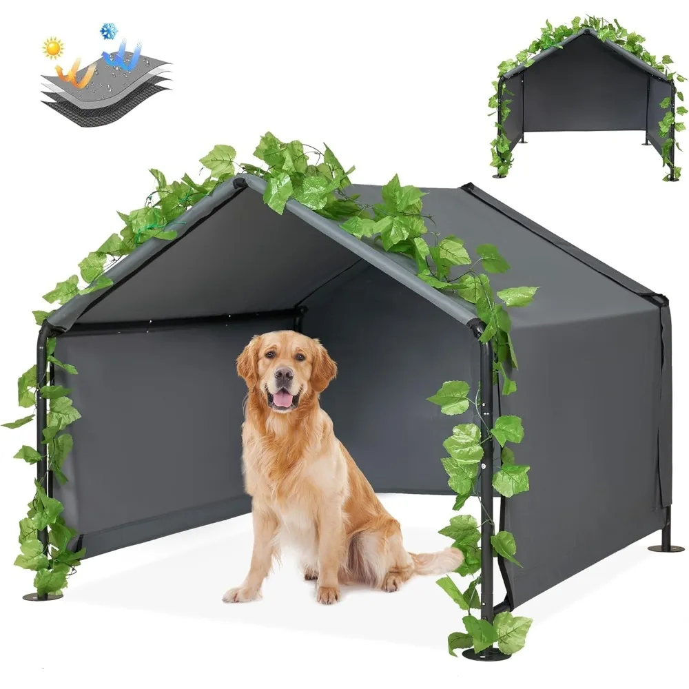 Large Dog Shade Shelter Outdoor Tent Dog House for Large Medium Dogs, Outside Sun Rain Canopy Pet House for Homeless Cats Pigs L
Large Dog Shade Shelter Outdoor Tent Dog House for Large Medium Dogs, Outside Sun Rain Canopy Pet House for Homeless Cats Pigs L