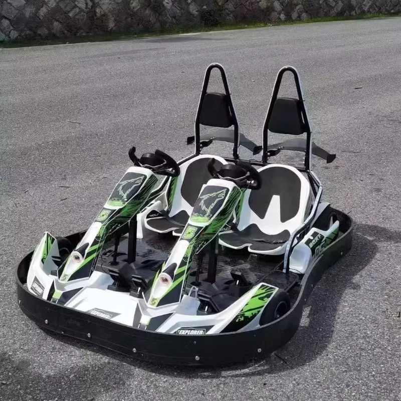 Dual-Seated Electric Racing Kart Battery-Powered Pedal Go-Kart for Adults Kids for Outdoor Use Parenting Style Karting Car
Dual-Seated Electric Racing Kart Battery-Powered Pedal Go-Kart for Adults Kids for Outdoor Use Parenting Style Karting Car