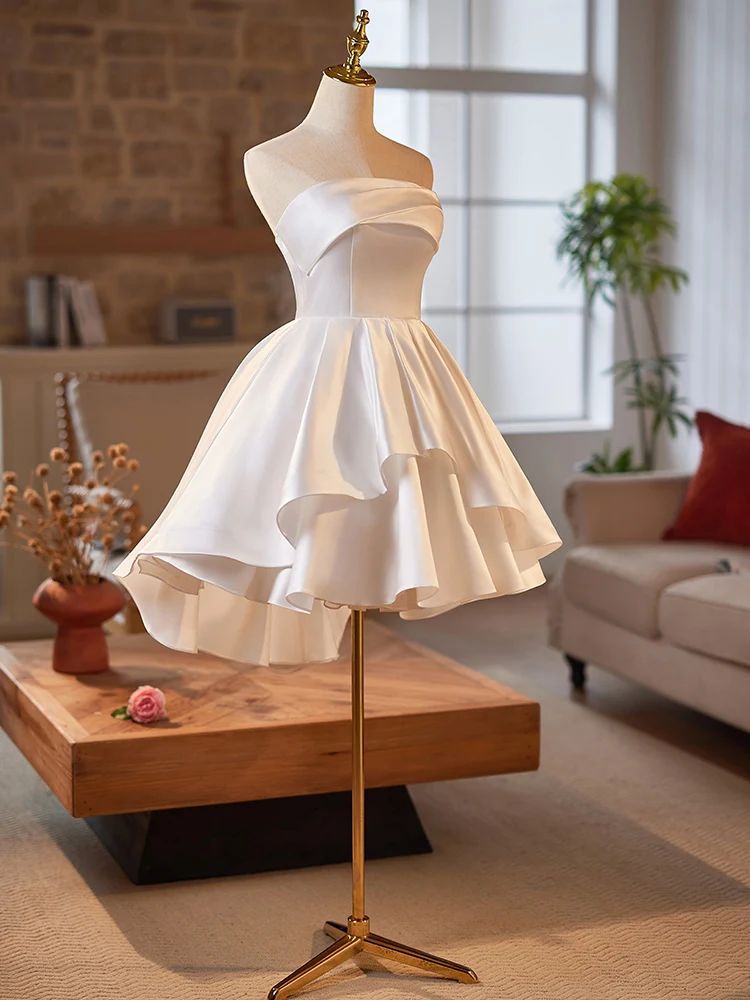 Mini Graduation Dress Prom Dress Homecoming Dresses for Teens Lace Formal Dress Birthday Party Annual Meeting White Short Satin
Mini Graduation Dress Prom Dress Homecoming Dresses for Teens Lace Formal Dress Birthday Party Annual Meeting White Short Satin