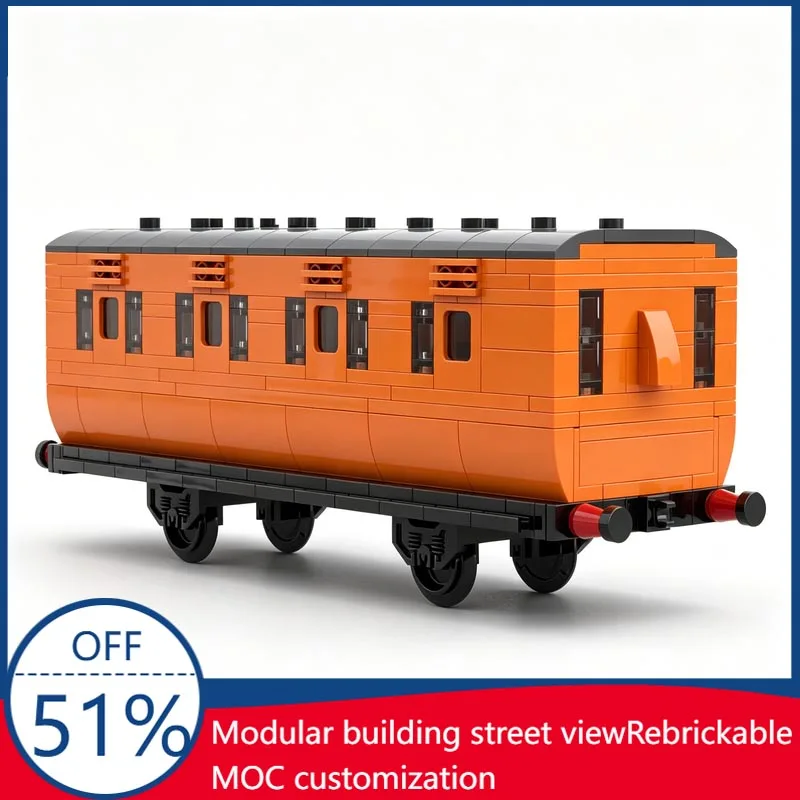 588PCS Clarabel 4-Wheeled Stroudley Brake Coach MOC Model Custom Blocks DIY Assembly Educational Toy Train Scene Display Gifts
588PCS Clarabel 4-Wheeled Stroudley Brake Coach MOC Model Custom Blocks DIY Assembly Educational Toy Train Scene Display Gifts