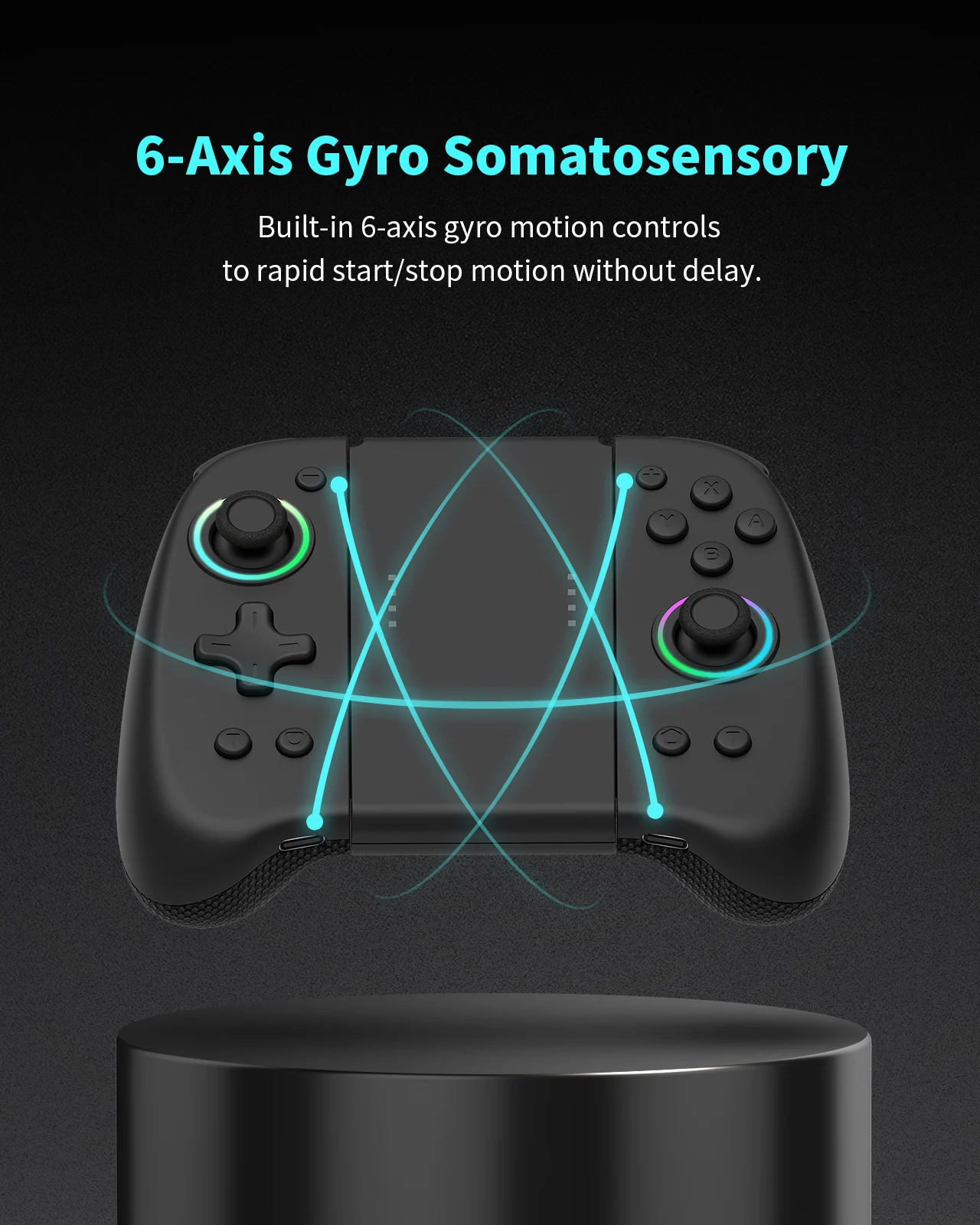 Контроллер переключателя DOYOKY RGB Joycon Slim Edition для Nintendo switch/OLED с эргономичной нескользящей конструкцией турбо 360 ° угловой джойстик
Контроллер переключателя DOYOKY RGB Joycon Slim Edition для Nintendo switch/OLED с эргономичной нескользящей конструкцией турбо 360 ° угловой джойстик