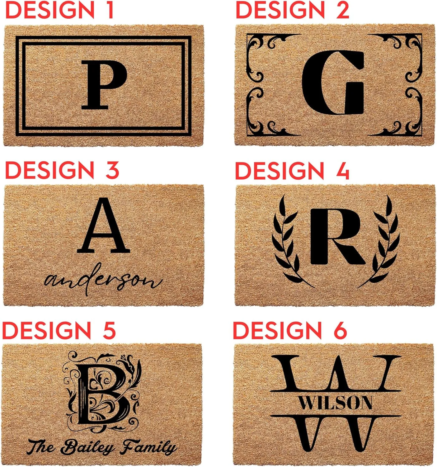 Personalized Doormat With Initial Custom Family Name Doormat Anti Slip Front Door Mat Outdoor Decor Housewarming Easy to Clean
Personalized Doormat With Initial Custom Family Name Doormat Anti Slip Front Door Mat Outdoor Decor Housewarming Easy to Clean