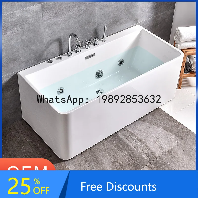 CZ Hotel Bathtub Acrylic Freestanding Three-Skirt Massage Bathtub Surfing Bathtub
CZ Hotel Bathtub Acrylic Freestanding Three-Skirt Massage Bathtub Surfing Bathtub