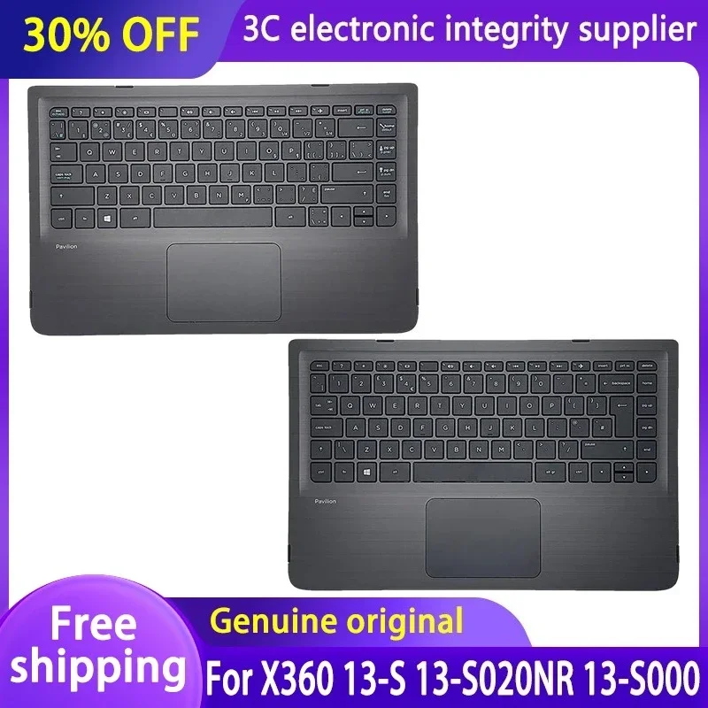 95New Laptop Keyboard for Pavilion X360 13-S000 13-S 809829-001 Replacement Palmrest Upper Cover with English Keyboard US/UK
95New Laptop Keyboard for Pavilion X360 13-S000 13-S 809829-001 Replacement Palmrest Upper Cover with English Keyboard US/UK
