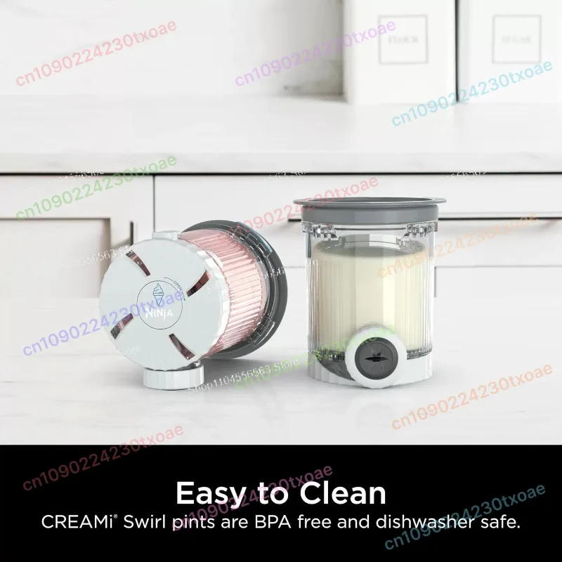 Сменные чашки для хранения мороженого с крышками для серии Ninja CREAMi NC700 NC701
Сменные чашки для хранения мороженого с крышками для серии Ninja CREAMi NC700 NC701