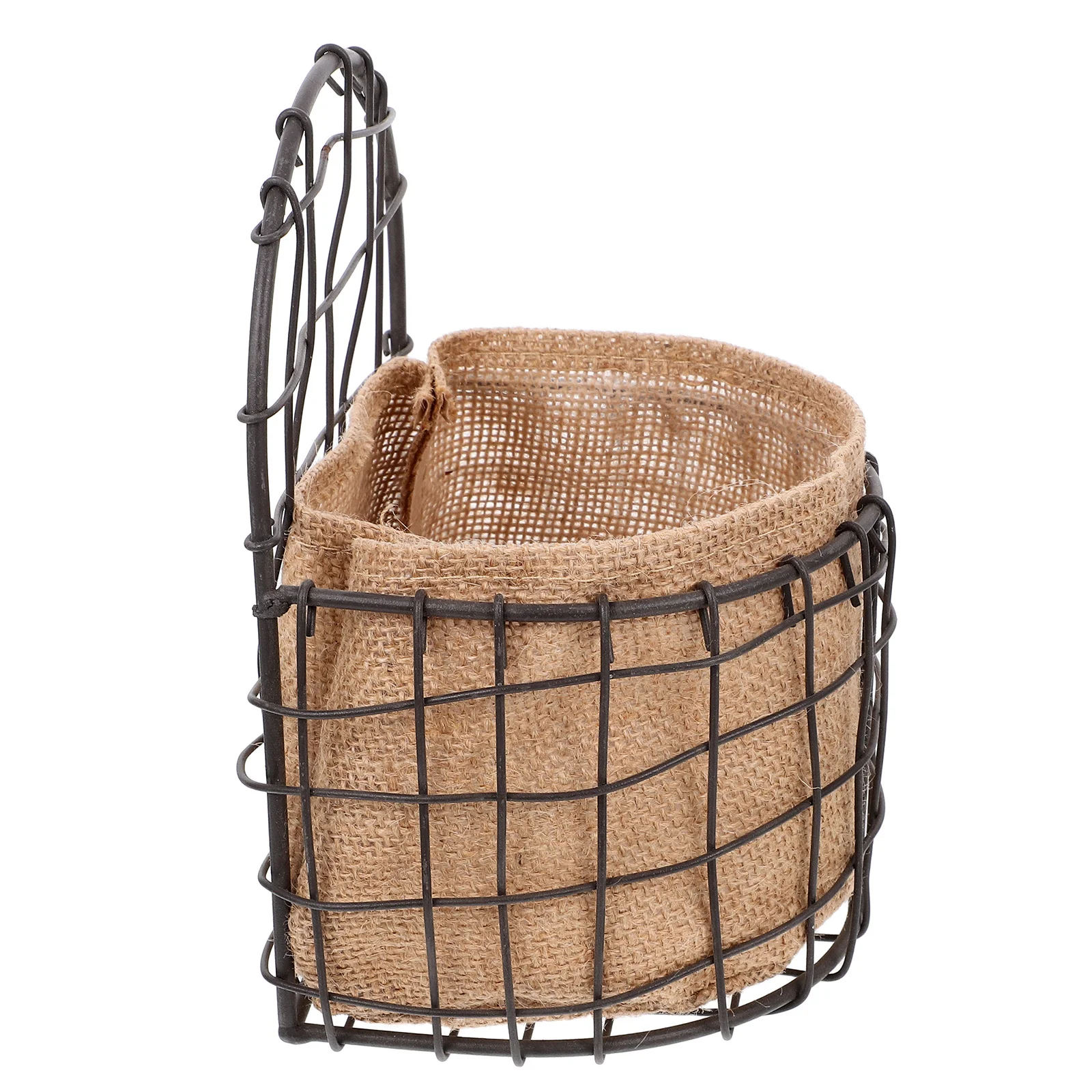 Iron Wire Half Round Wall Mounted Hanging Basket Vintage Flower Holder Planter with Linen Liner for Garden Balcony Porch Decor
Iron Wire Half Round Wall Mounted Hanging Basket Vintage Flower Holder Planter with Linen Liner for Garden Balcony Porch Decor