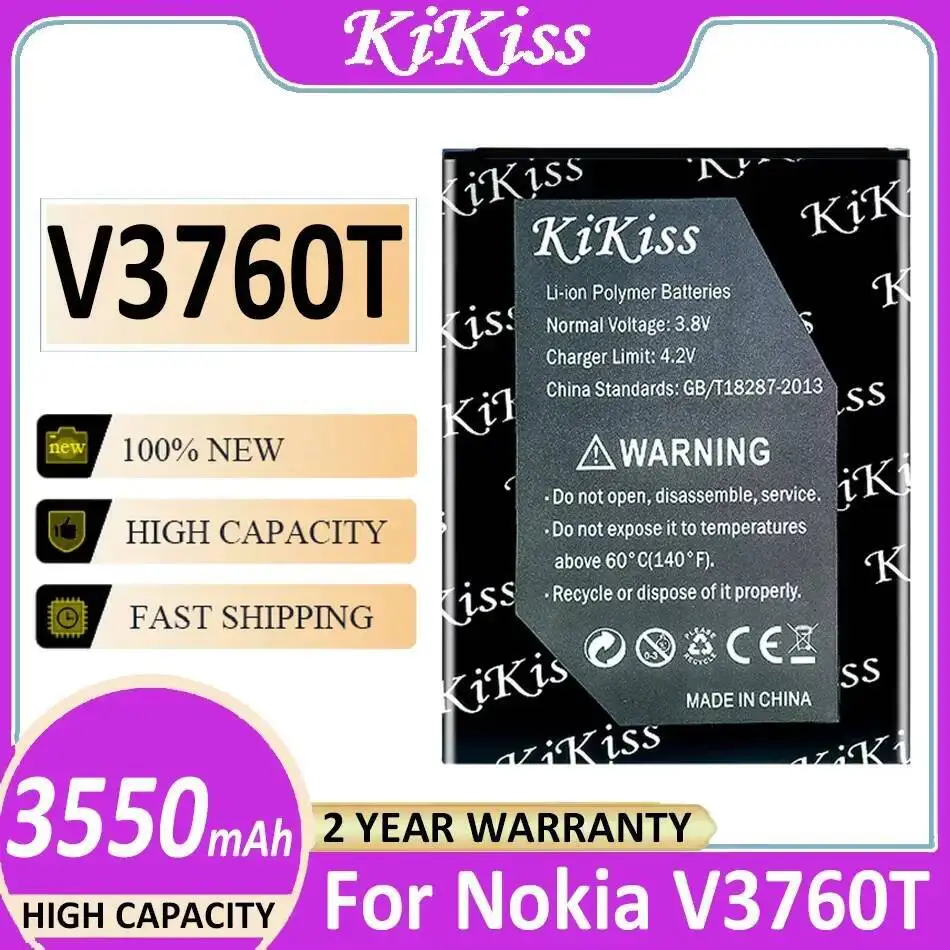 Премиальная замена аккумулятора для мобильного телефона Nokia V3760T 3550 мАч
Премиальная замена аккумулятора для мобильного телефона Nokia V3760T 3550 мАч