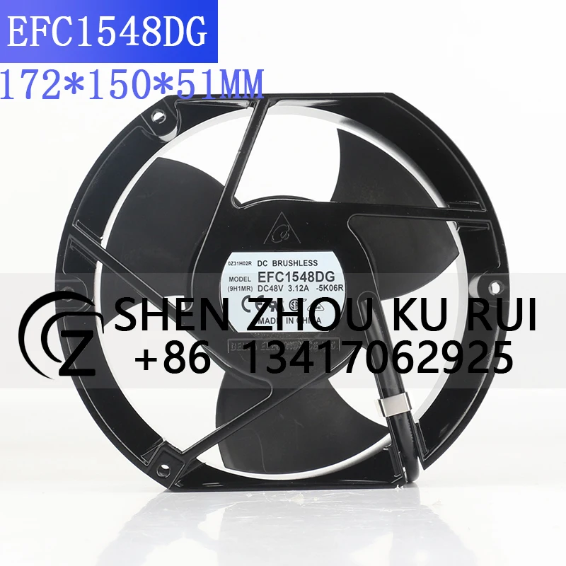 Delta 5V 12V 24V DC48V 3.12A AC EC 17251 17CM Four-wire PWM server Large air volume converter EFC1548DG cooling fan
Delta 5V 12V 24V DC48V 3.12A AC EC 17251 17CM Four-wire PWM server Large air volume converter EFC1548DG cooling fan