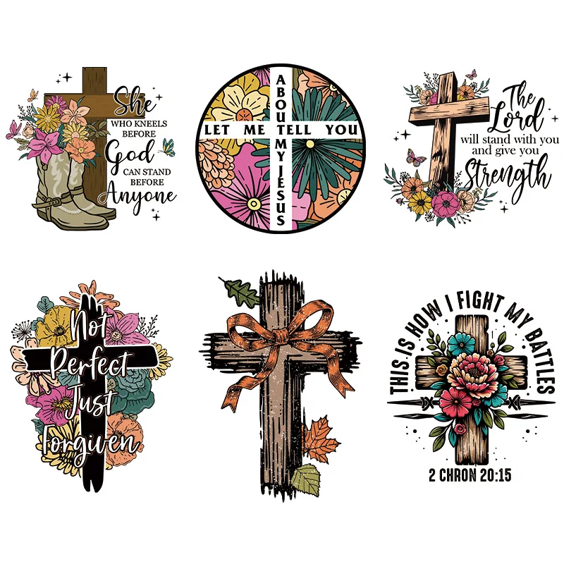 Cross God Iron On Heat DTF Transfer Stickes For Tsirts Jacket Bags Easy Heat Pressed Decals For Personalized Style Washable
Cross God Iron On Heat DTF Transfer Stickes For Tsirts Jacket Bags Easy Heat Pressed Decals For Personalized Style Washable