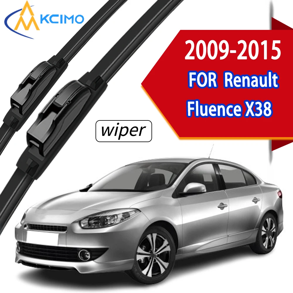 2Pcs Premium Front Windshield Wipers for Renault Fluence X38 2009-2015, Heavy-Duty Rubber Direct Replacement.
2Pcs Premium Front Windshield Wipers for Renault Fluence X38 2009-2015, Heavy-Duty Rubber Direct Replacement.
