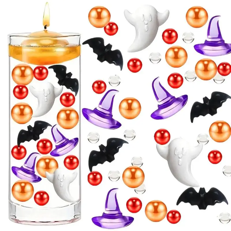 Vase Filler Ghost Bat Halloween Witch Hat Vase Fillers 7052pcs Floating Candle Filler Halloween Table Decor For Holiday Vase
Vase Filler Ghost Bat Halloween Witch Hat Vase Fillers 7052pcs Floating Candle Filler Halloween Table Decor For Holiday Vase