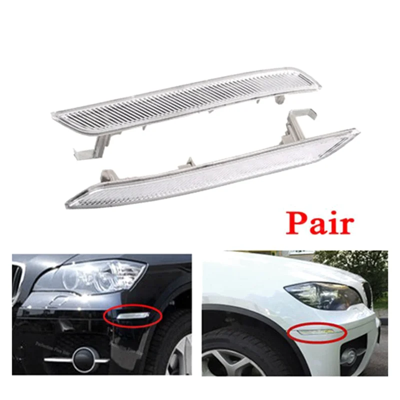 New Arrival Left Right 1 Pair Clear White Side Marker Reflector Parts Accessories 63147187087 63147187088 For BMW X5 X6 E70 E71
New Arrival Left Right 1 Pair Clear White Side Marker Reflector Parts Accessories 63147187087 63147187088 For BMW X5 X6 E70 E71
