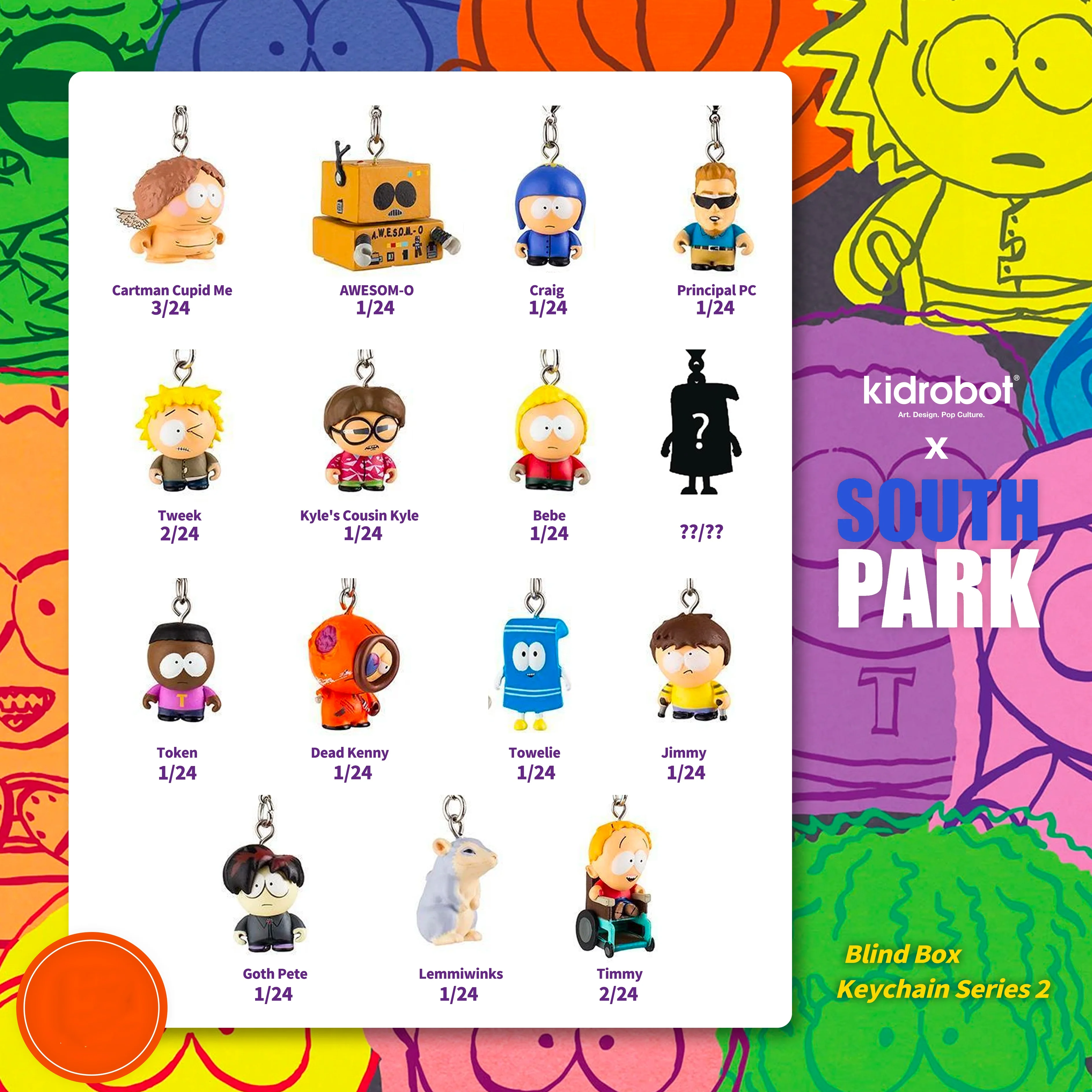 In Stock South Park Blind Box Keychain Series 2 Cartman Cupid Me Craig Tweek Bebe Principal Pc Jimmy Cute Action Figure Toy Gift
In Stock South Park Blind Box Keychain Series 2 Cartman Cupid Me Craig Tweek Bebe Principal Pc Jimmy Cute Action Figure Toy Gift