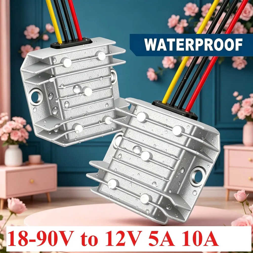 18-90V to 12V 5A 10A DC DC Buck Converter Power Supply Regulator Car Truck Voltage Transformer
18-90V to 12V 5A 10A DC DC Buck Converter Power Supply Regulator Car Truck Voltage Transformer