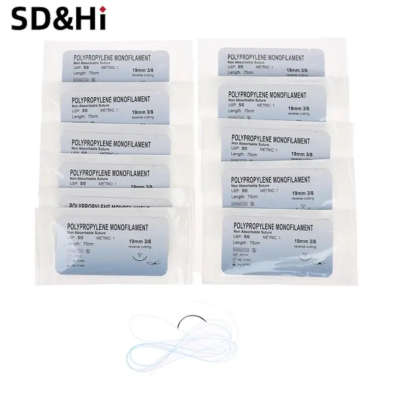 12 шт., 5,0 медицинские нити из нейлона
12 шт., 5,0 медицинские нити из нейлона