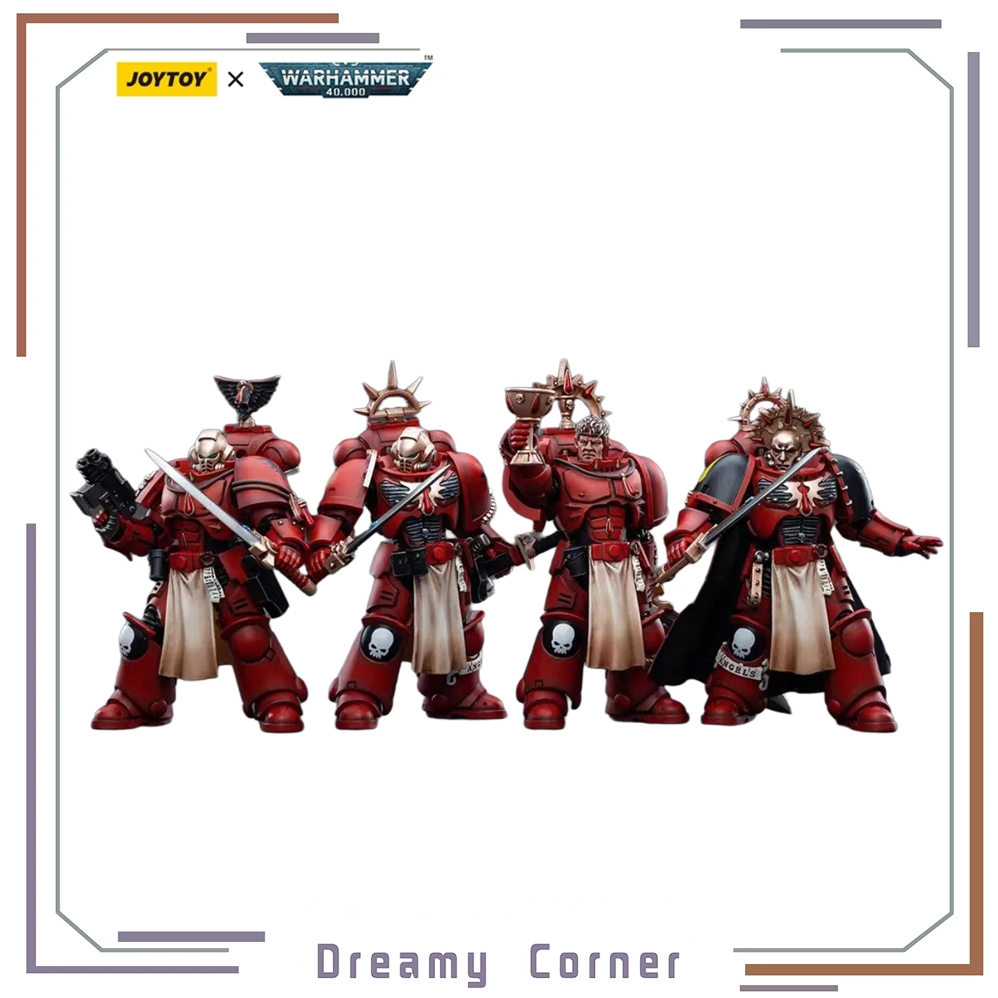 【В наличии】JOYTOY Warhammer 40K Blood Angels Veteran Vigna Salus Alberigo Laenatus 4 шт. 1/18 экшн-фигурка игрушечная модель
【В наличии】JOYTOY Warhammer 40K Blood Angels Veteran Vigna Salus Alberigo Laenatus 4 шт. 1/18 экшн-фигурка игрушечная модель