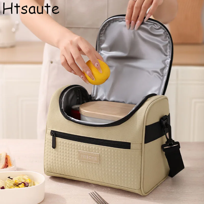 Thermal Lunch Bag With Stape Waterproof Repellent Lunch Carrier Lunch Box Bags Soft Feel For Picnic Camping School Cooler Bag 
Thermal Lunch Bag With Stape Waterproof Repellent Lunch Carrier Lunch Box Bags Soft Feel For Picnic Camping School Cooler Bag