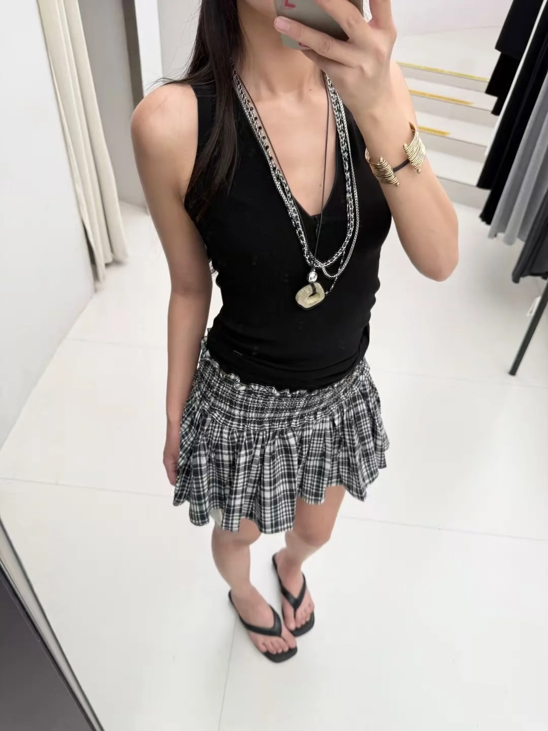 American Retro Classic Blue White Plaid Bubble Skirt Women's Summer New All-Match Short Skirt Pants High Waist Puffy Skirt
American Retro Classic Blue White Plaid Bubble Skirt Women's Summer New All-Match Short Skirt Pants High Waist Puffy Skirt