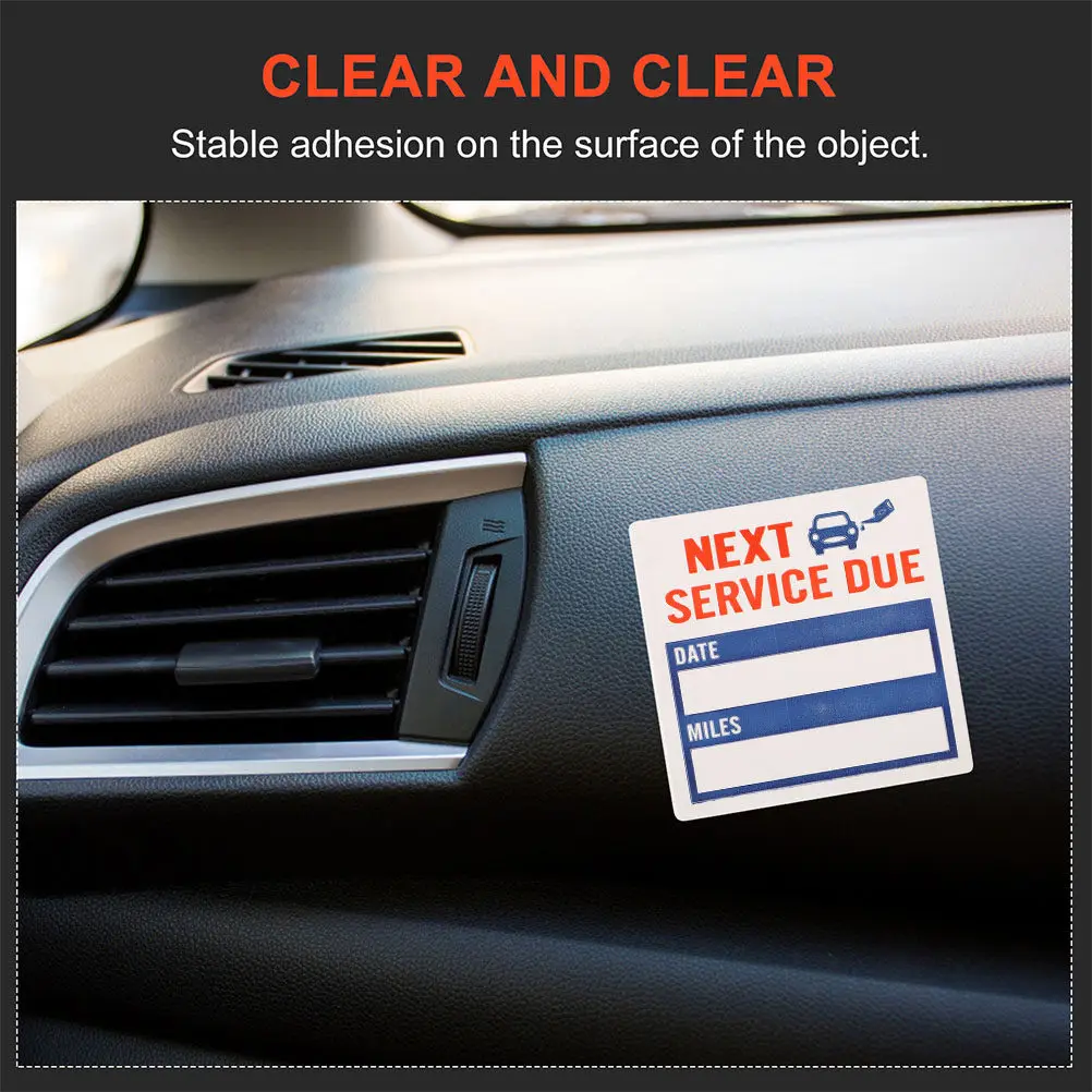 300Pcs Car Reminder Label Stickers Adhesion Waterproof Service Reminder Labels for Vehicle Window Dashboard Oil
300Pcs Car Reminder Label Stickers Adhesion Waterproof Service Reminder Labels for Vehicle Window Dashboard Oil