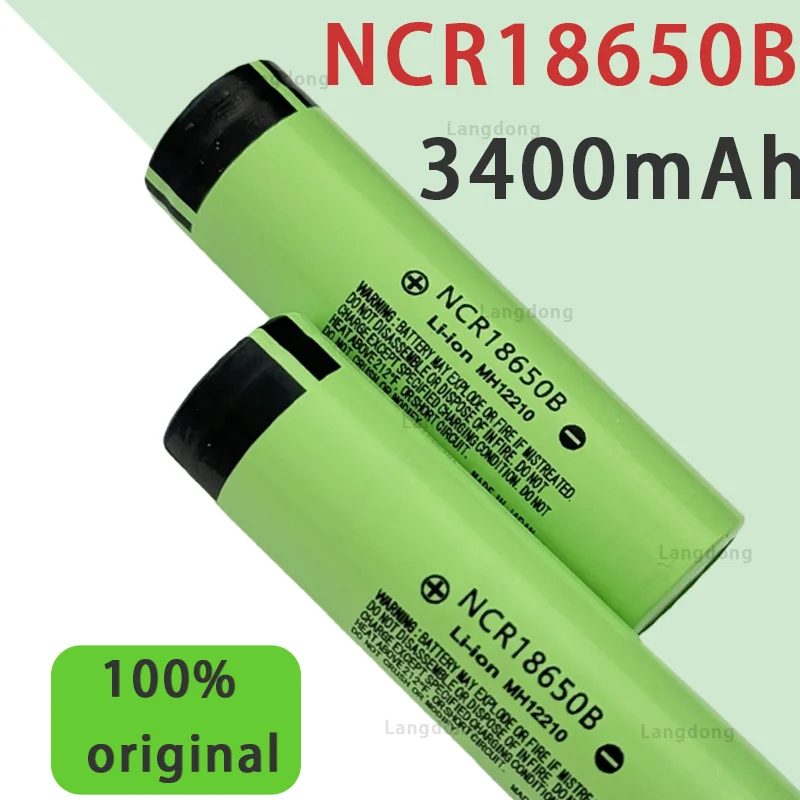2024NCR18650B 3.7V 3400mAh rechargeable lithium battery, suitable for Panasonic flashlights, original, New 18650 battery
2024NCR18650B 3.7V 3400mAh rechargeable lithium battery, suitable for Panasonic flashlights, original, New 18650 battery