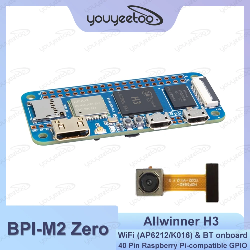 Banana Pi BPI-M2 Zero Alliwnner H3 Cortex-A7 WIFI & BT Same Size As Raspberry Pi Zero 2W And Orange Pi Single Board Computer
Banana Pi BPI-M2 Zero Alliwnner H3 Cortex-A7 WIFI & BT Same Size As Raspberry Pi Zero 2W And Orange Pi Single Board Computer
