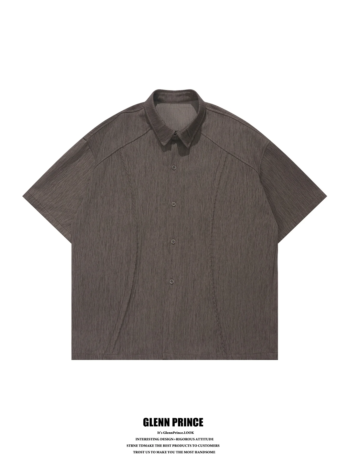 GPstudio Japanese Style Arc Splicing Texture Short Sleeve Work Shirt Men's Summer New Versatile Breathable Shirt Loose Fit Po...
GPstudio Japanese Style Arc Splicing Texture Short Sleeve Work Shirt Men's Summer New Versatile Breathable Shirt Loose Fit Po...