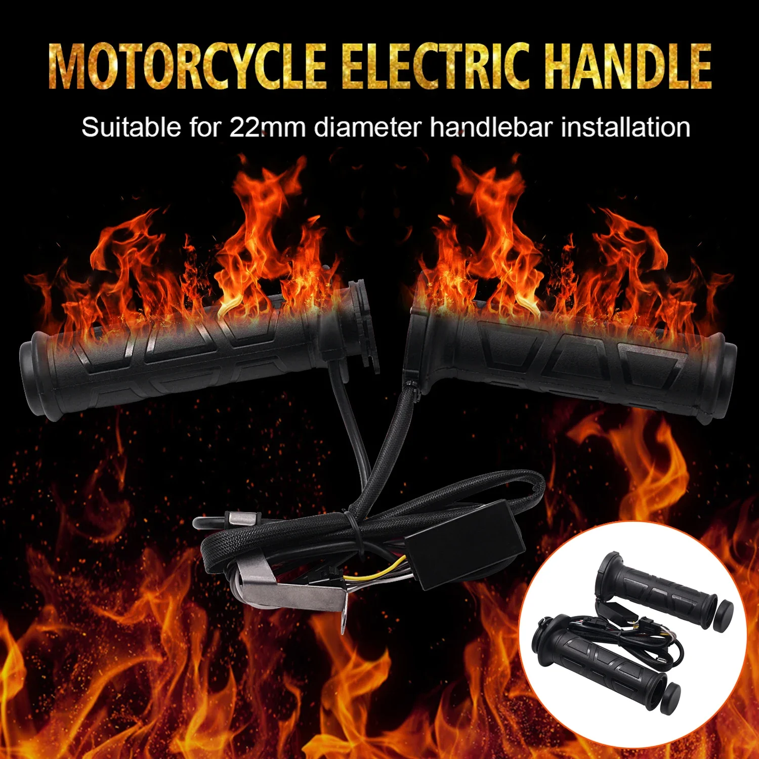 22mm Hand Heated Grips With Switch To Control Temperature Winter Warmer Heated Muffs Sleeves For Motorcycle ATV Scooter
22mm Hand Heated Grips With Switch To Control Temperature Winter Warmer Heated Muffs Sleeves For Motorcycle ATV Scooter