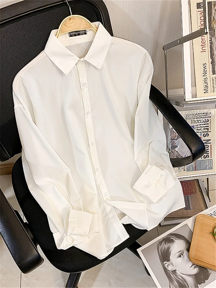 White Casual Long Sleeve Men's Shirt Loose Fit Pure Color Inner Wear New 2026 Style Japanese Style DK Uniform Shirt
White Casual Long Sleeve Men's Shirt Loose Fit Pure Color Inner Wear New 2026 Style Japanese Style DK Uniform Shirt
