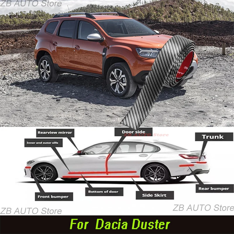 For Dacia Duster Strong adhesive bumper strip, front and rear lip side skirts, collision and scratch resistant, suitable
For Dacia Duster Strong adhesive bumper strip, front and rear lip side skirts, collision and scratch resistant, suitable