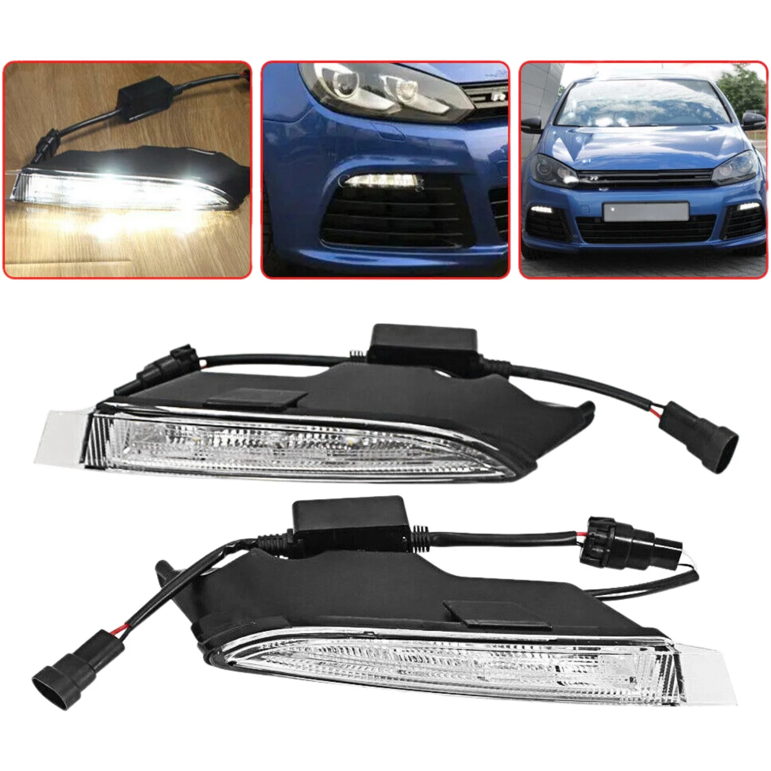 5K0941055 5K0941056 LED Daytime Running Lights and Fog Lights For VW Golf 6 MK6 R20 2009-2013
5K0941055 5K0941056 LED Daytime Running Lights and Fog Lights For VW Golf 6 MK6 R20 2009-2013