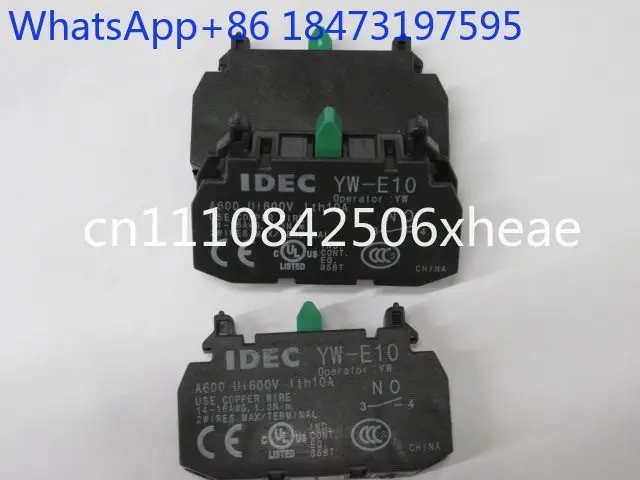 5pcs IDEC YW-E10 Start button normally open touchpoint and Izumi normally open
5pcs IDEC YW-E10 Start button normally open touchpoint and Izumi normally open