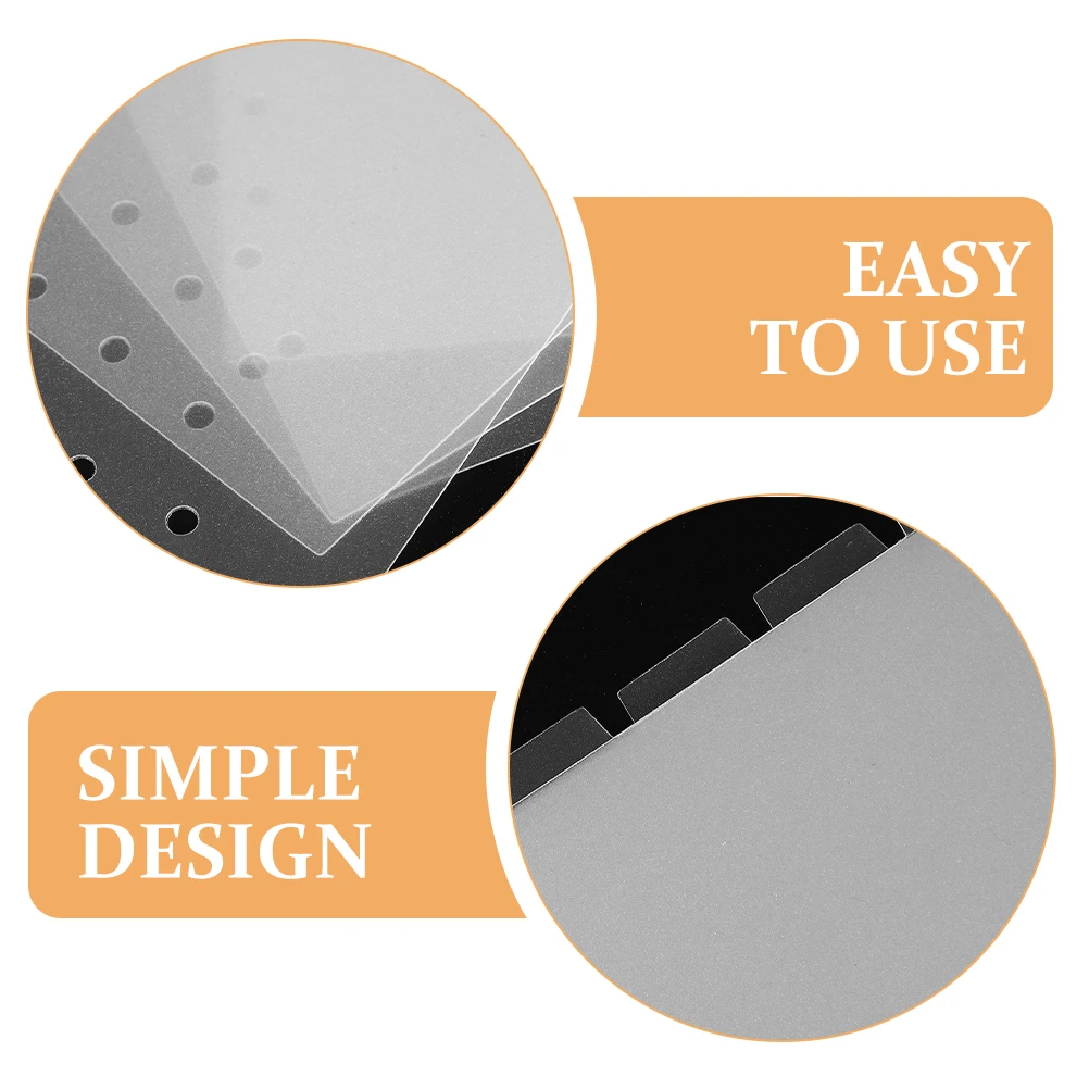 2pcs Transparent Pvc Binder Dividers Detachable Tabs For Notebooks Journals Office School Sturdy Classification Tabs File Book
2pcs Transparent Pvc Binder Dividers Detachable Tabs For Notebooks Journals Office School Sturdy Classification Tabs File Book