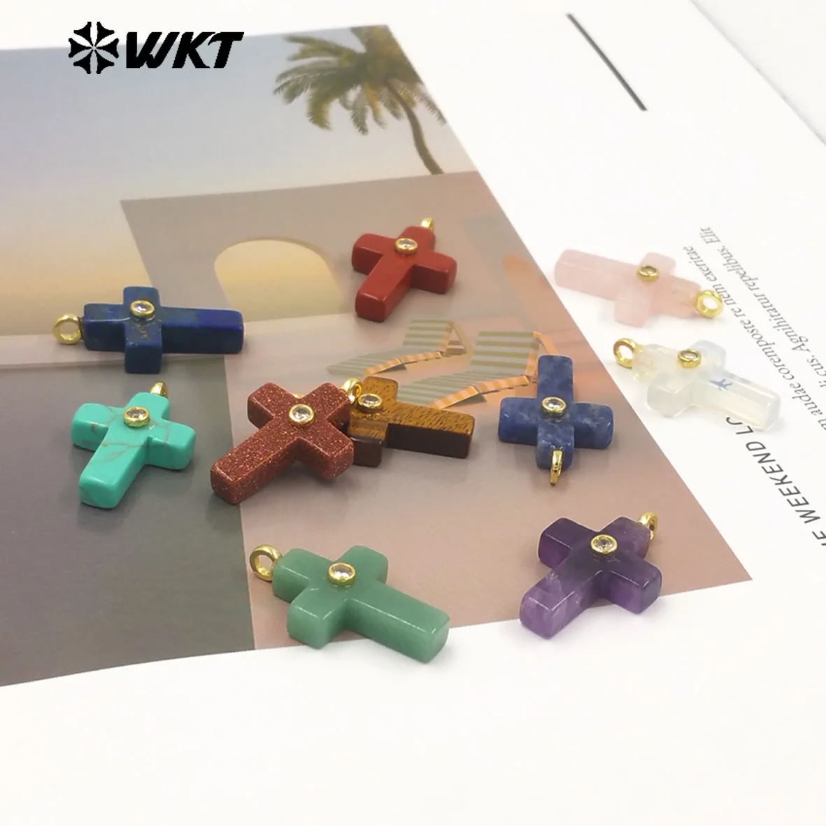 WT-P2110 New Coming Nice Gemstone Micropave Cross Shape Pendant With 18K Real Gold Plated For Women Gifts
WT-P2110 New Coming Nice Gemstone Micropave Cross Shape Pendant With 18K Real Gold Plated For Women Gifts