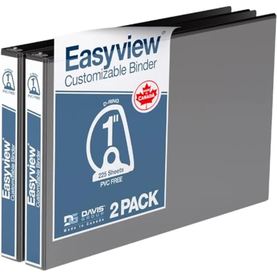 Папки-регистраторы Easyview Premium D-Ring с прозрачными обложками для таблиц, для школы, офиса или дома, набор из 7 штук (размер D)
Папки-регистраторы Easyview Premium D-Ring с прозрачными обложками для таблиц, для школы, офиса или дома, набор из 7 штук (размер D)