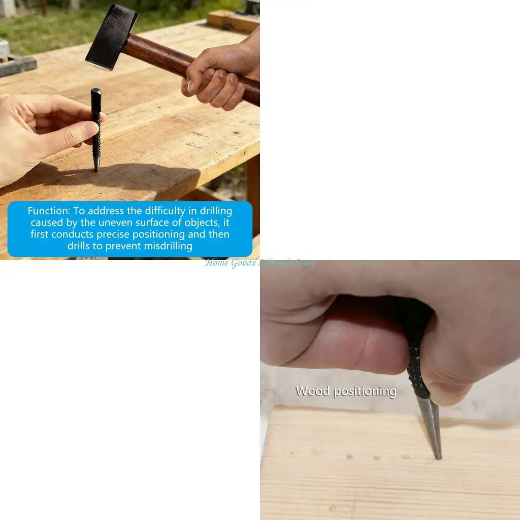 E74E Ручной центральный пробойник 1/32", 2/32", 3/32", 4/32" Центральный пуансон Нескользящий конический локатор точки пуансона
E74E Ручной центральный пробойник 1/32", 2/32", 3/32", 4/32" Центральный пуансон Нескользящий конический локатор точки пуансона