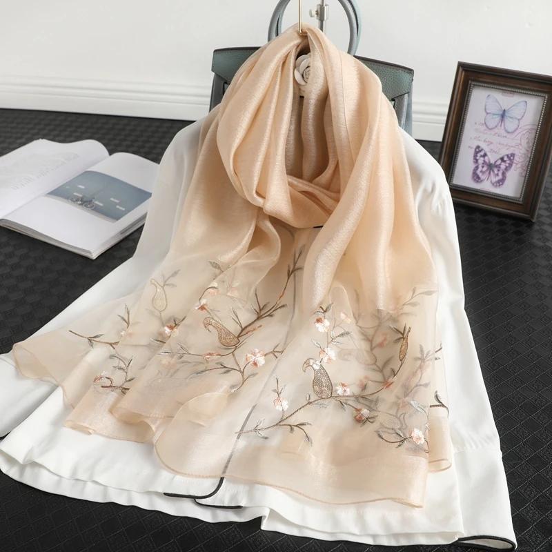 Autumn And Winter New Silk Wool Embroidered Silk Scarf Women's Long Fashion Shawl Korean Version INS Style Scarf
Autumn And Winter New Silk Wool Embroidered Silk Scarf Women's Long Fashion Shawl Korean Version INS Style Scarf