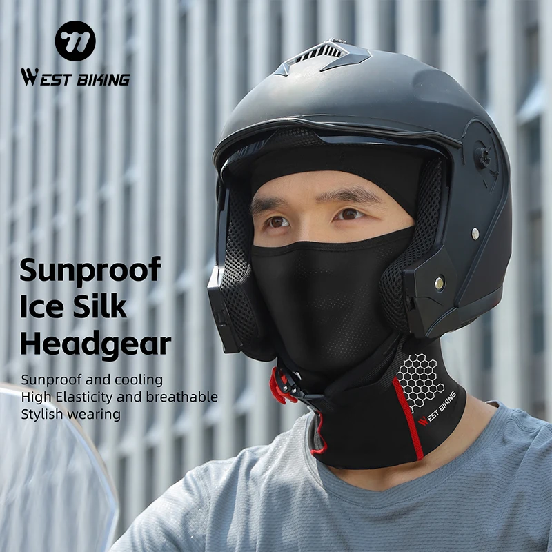 WEST BIKING Bike Headgear UPF 50+ Ice Silk Cycling Mask Breathable Sunscreen Full Face Balaclava Motorcycle Bicycle Accessories
WEST BIKING Bike Headgear UPF 50+ Ice Silk Cycling Mask Breathable Sunscreen Full Face Balaclava Motorcycle Bicycle Accessories