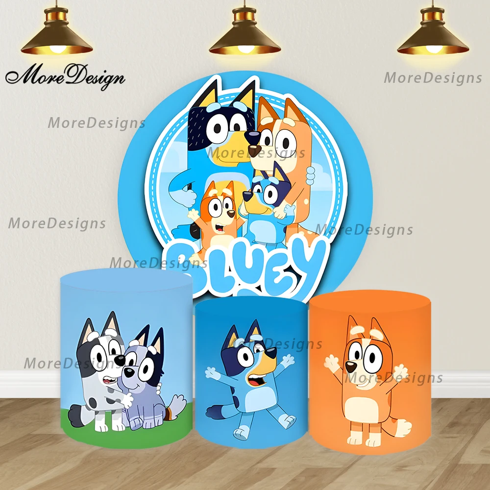 Круглые фоновые покрытия с изображением собаки Блуи, покрытия для цилиндрических конструкций, фон для фотосессии на детский праздник
Круглые фоновые покрытия с изображением собаки Блуи, покрытия для цилиндрических конструкций, фон для фотосессии на детский праздник