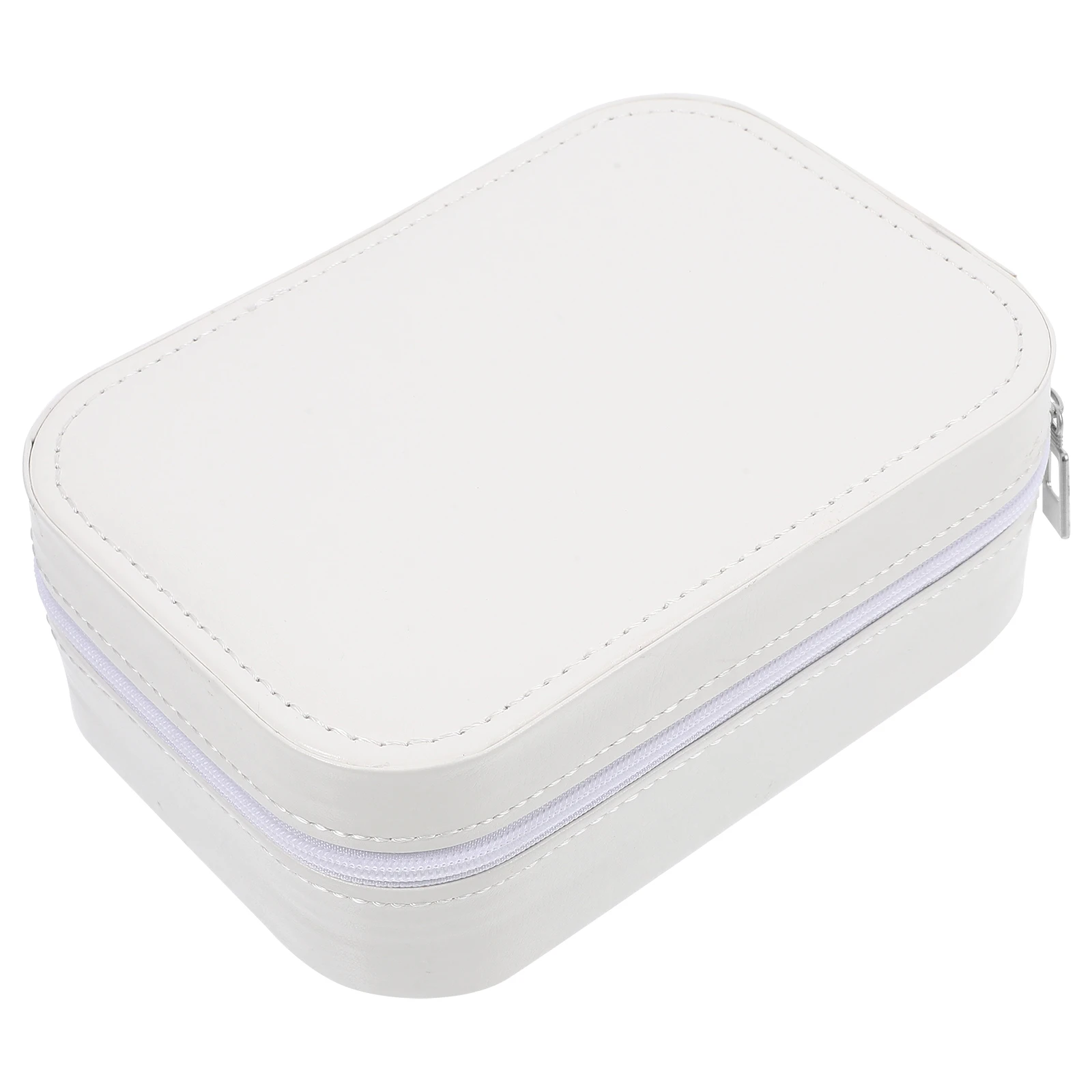 Cream White Makeup Storage Box with Lighted Mirror Traveling Organizer Portable Small Glass Case for Jewelry
Cream White Makeup Storage Box with Lighted Mirror Traveling Organizer Portable Small Glass Case for Jewelry