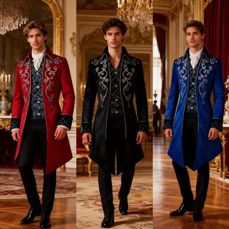 Средневековый костюм короля принца, фрак, ретро пончик, готический двор, официальная верхняя одежда, бальное платье для женщин
Средневековый костюм короля принца, фрак, ретро пончик, готический двор, официальная верхняя одежда, бальное платье для женщин