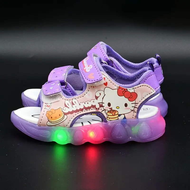 Sanrio Hello Kitty New Kids Lights Up Soft Sole Princess Cute Beach Shoes Baby Toddler Girls Luminous Sandals Japanese Series
Sanrio Hello Kitty New Kids Lights Up Soft Sole Princess Cute Beach Shoes Baby Toddler Girls Luminous Sandals Japanese Series