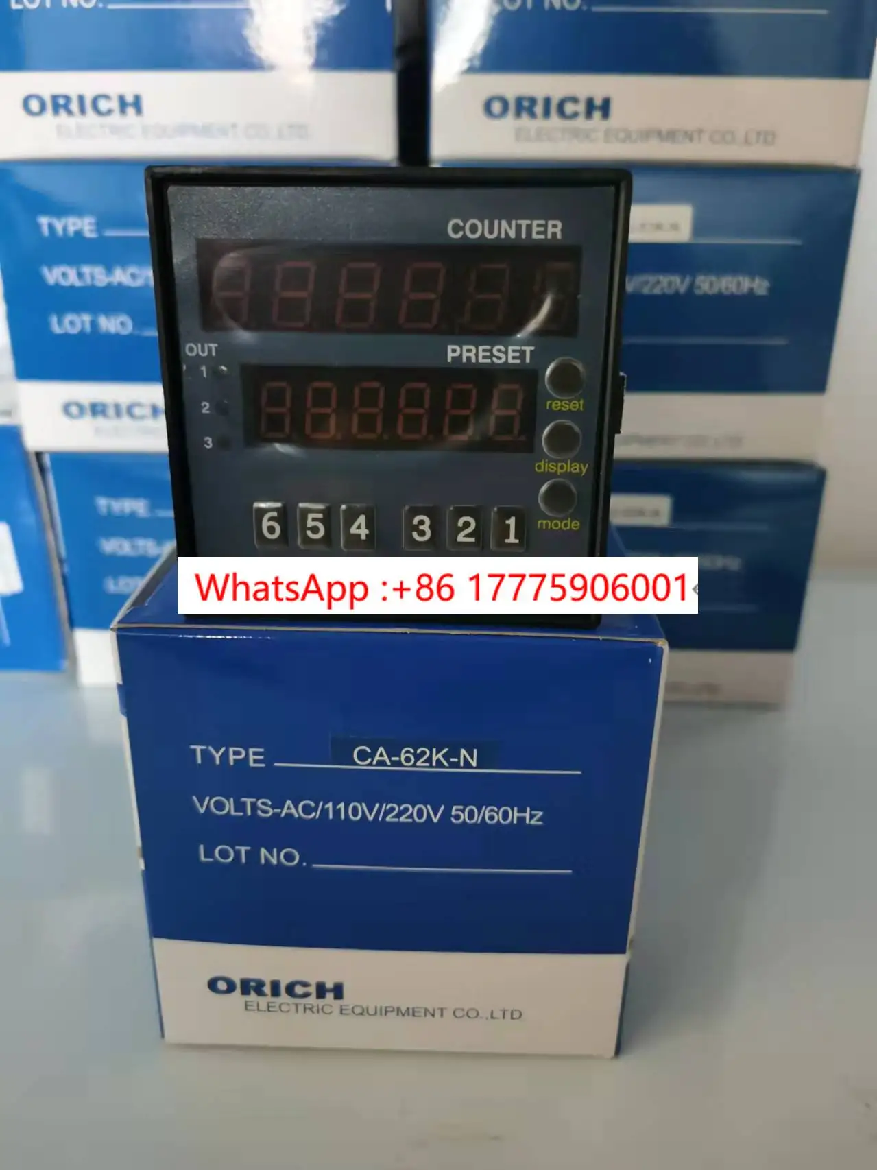 ORICH meter tachometer CU-61K/62K/63K-N, CA-61K/62K-N, RLU-40-N, VU-T40
ORICH meter tachometer CU-61K/62K/63K-N, CA-61K/62K-N, RLU-40-N, VU-T40