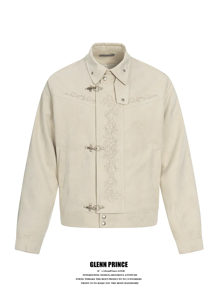 GPstudio Men's Suede Jaet with Embroidered Collar And Airplane Bule Retro Baroque Outerwear Loose Fit Long Sve Youth F...
GPstudio Men's Suede Jaet with Embroidered Collar And Airplane Bule Retro Baroque Outerwear Loose Fit Long Sve Youth F...