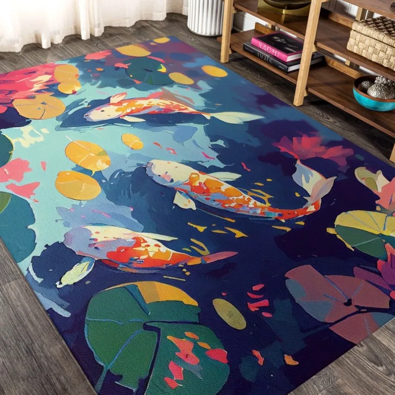 Koi Fish Ikehara Watercolor Carpet Contemporary Art Classic Abstract Non-slip Carpet Living Room Bedroom Doormat Decoration
Koi Fish Ikehara Watercolor Carpet Contemporary Art Classic Abstract Non-slip Carpet Living Room Bedroom Doormat Decoration