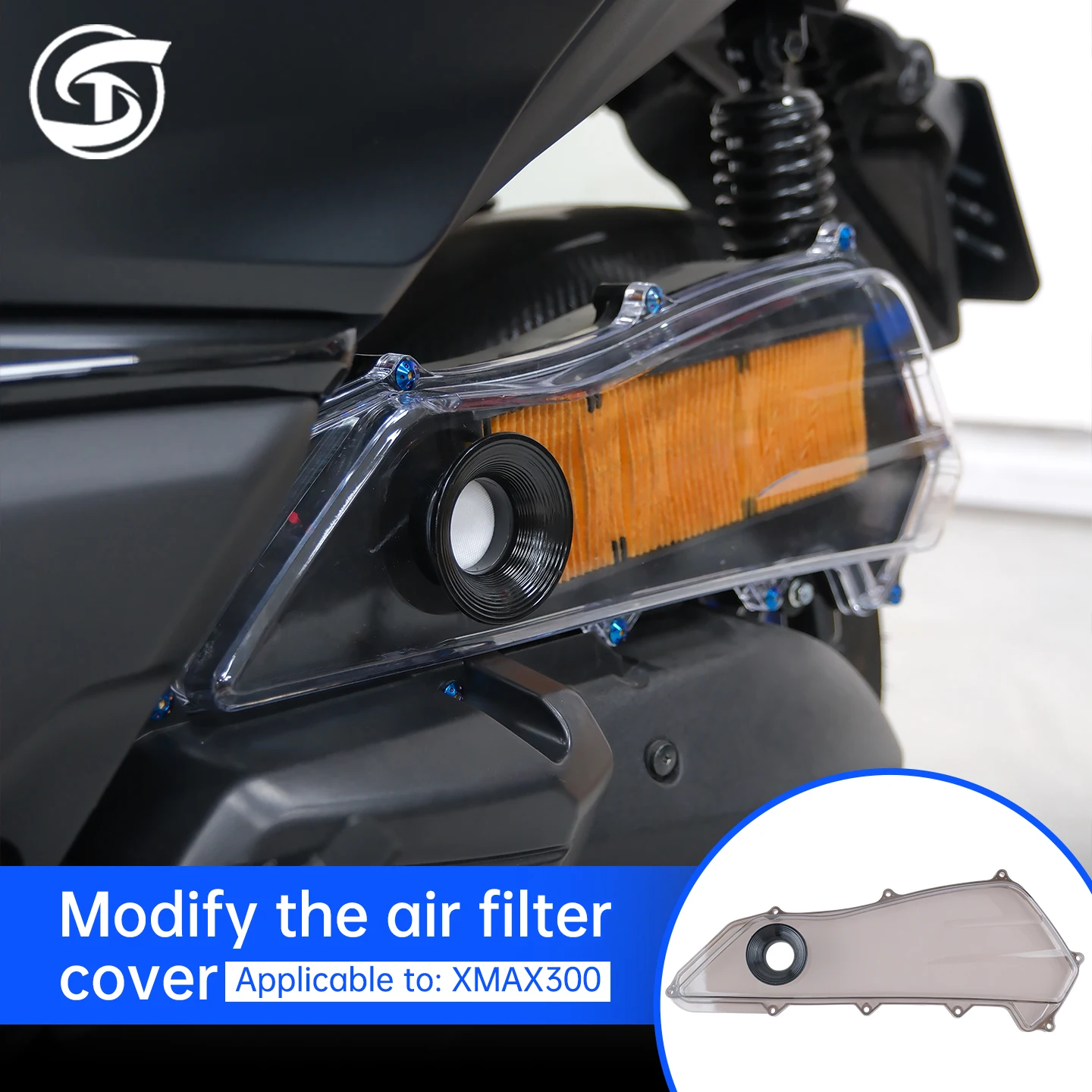 Suitable for YAMAHA XMAX300 X-MAX 300 motorcycle accessories 2017-2025 improvement with intake turbocharger and air filter
Suitable for YAMAHA XMAX300 X-MAX 300 motorcycle accessories 2017-2025 improvement with intake turbocharger and air filter