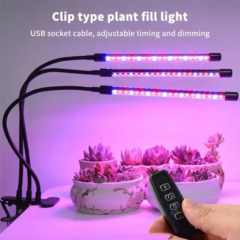 USB LED Plant Grow Light Indoor Garden 10 Dimmable Levels Grow Light Full Spectrum Timer Setting Hydroponic Greenhouse 3H/9H/12H
USB LED Plant Grow Light Indoor Garden 10 Dimmable Levels Grow Light Full Spectrum Timer Setting Hydroponic Greenhouse 3H/9H/12H