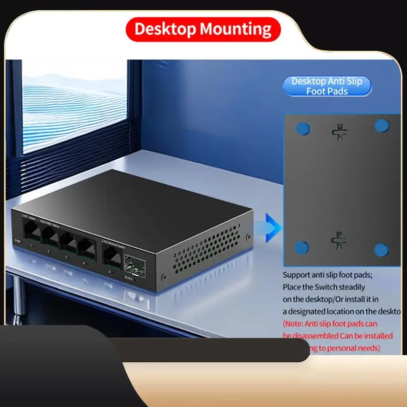 Коммутатор 2,5G, 5 портов, 2500 Мбит/с, сетевой коммутатор с 10G SFP + Auto MDI/MDIX Plug and Play, неуправляемый Ethernet-коммутатор EU PLUG-T44C
Коммутатор 2,5G, 5 портов, 2500 Мбит/с, сетевой коммутатор с 10G SFP + Auto MDI/MDIX Plug and Play, неуправляемый Ethernet-коммутатор EU PLUG-T44C