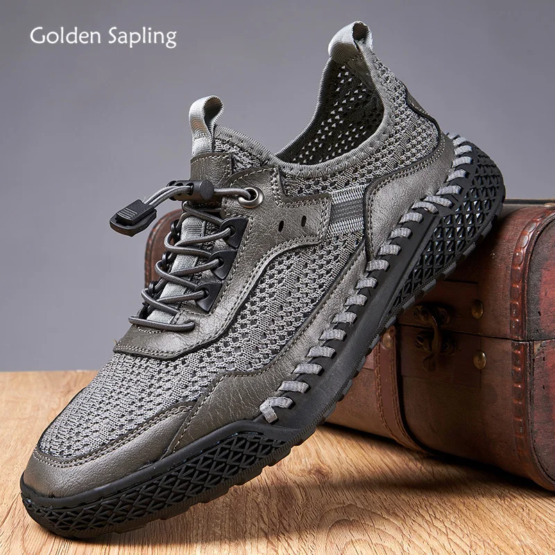 Golden Sapling Men's Casual Shoes Outdoor Trekking Footwear Leisure Mountain Shoes Men Summer Work Flats Platform Male Moccasins
Golden Sapling Men's Casual Shoes Outdoor Trekking Footwear Leisure Mountain Shoes Men Summer Work Flats Platform Male Moccasins