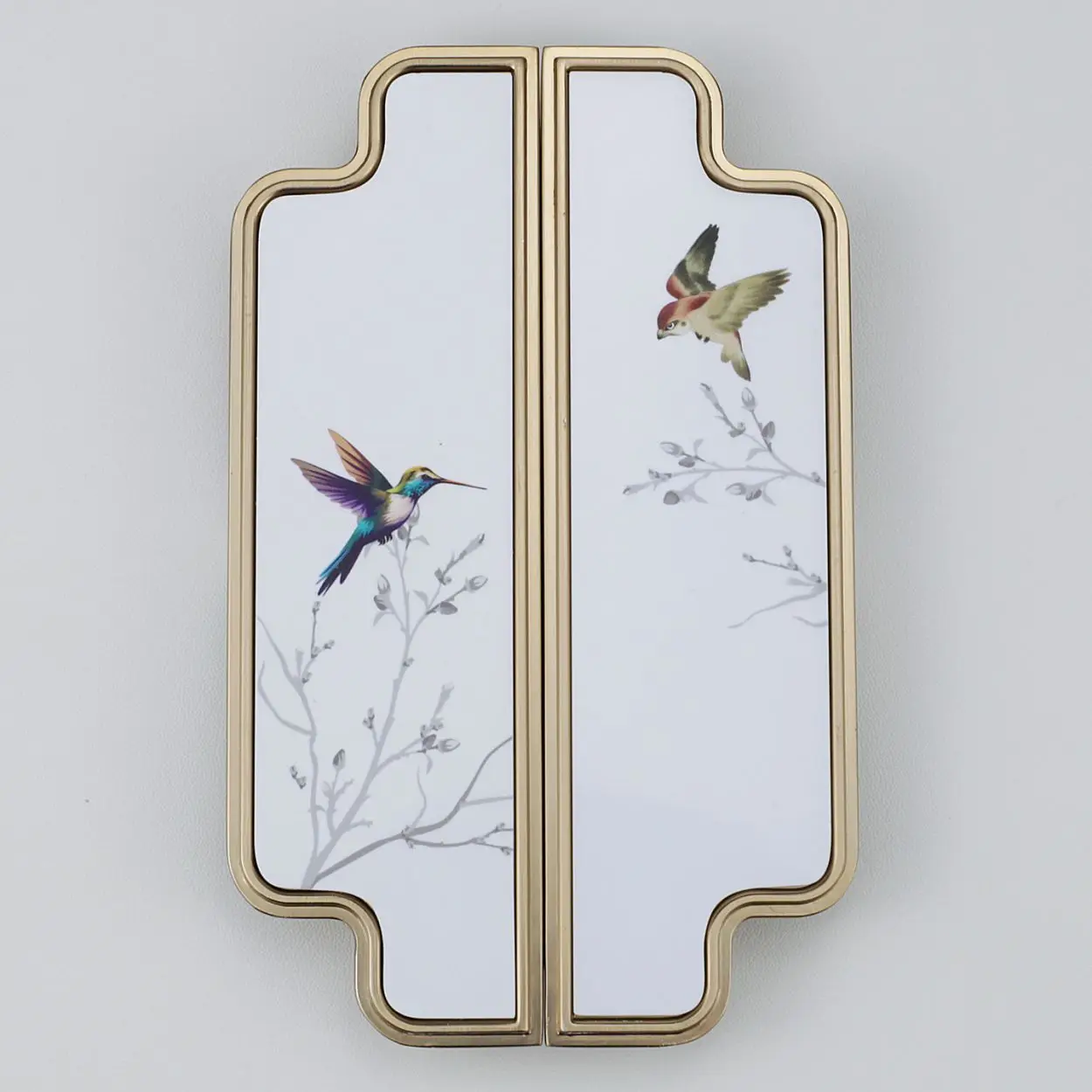 128mm New Chinese Style Pair Mounted Landscape Painting Wardrobe Cupboard Wine Cabinet Furniture Door Handle Knob Pull 5"
128mm New Chinese Style Pair Mounted Landscape Painting Wardrobe Cupboard Wine Cabinet Furniture Door Handle Knob Pull 5"