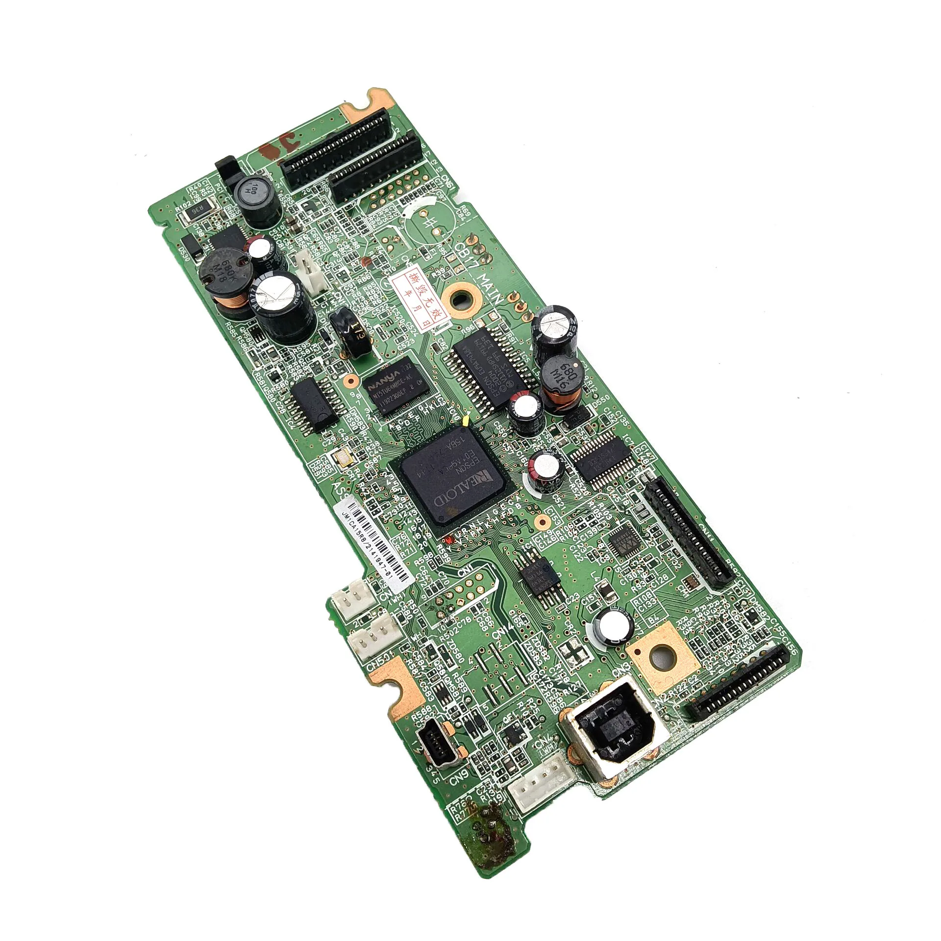 FORMATTER MAIN BOARD CB17 ASSY. 2135572 FOR EPSON NX430 NX 430 PRINTER printer parts
FORMATTER MAIN BOARD CB17 ASSY. 2135572 FOR EPSON NX430 NX 430 PRINTER printer parts